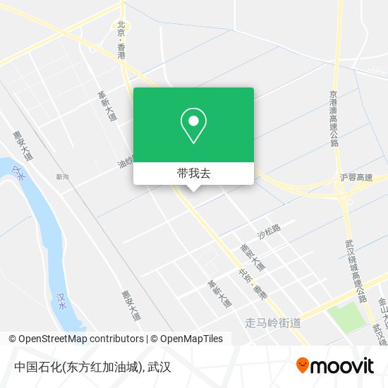 中国石化(东方红加油城)地图