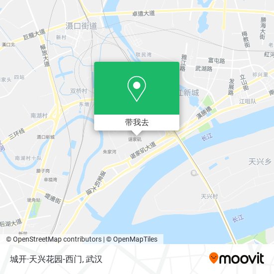 城开·天兴花园-西门地图