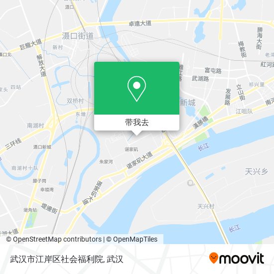 武汉市江岸区社会福利院地图