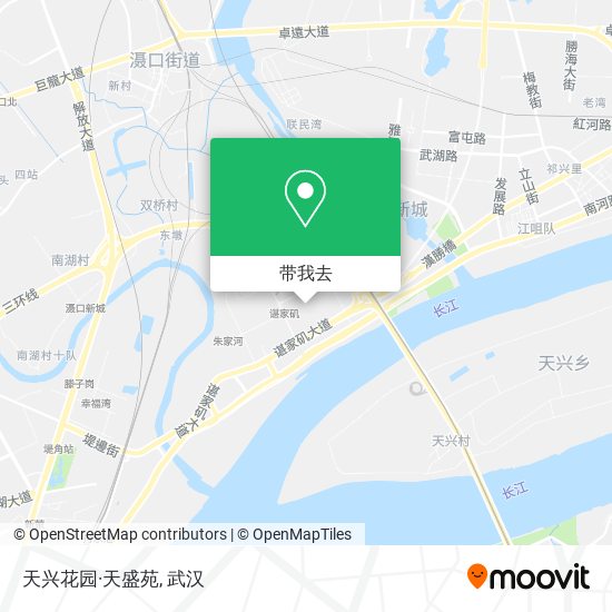 天兴花园·天盛苑地图