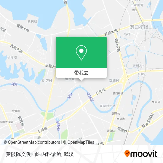 黄陂陈文俊西医内科诊所地图
