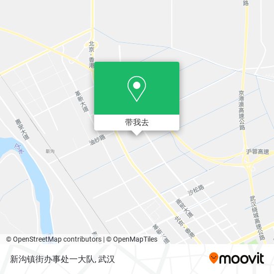 新沟镇街办事处一大队地图