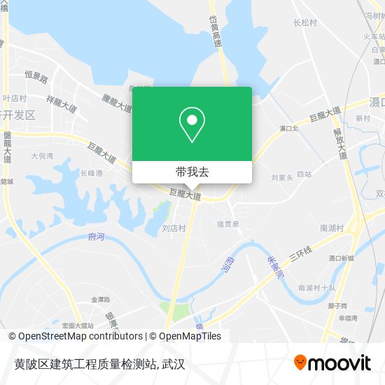 黄陂区建筑工程质量检测站地图