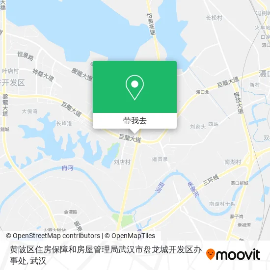 黄陂区住房保障和房屋管理局武汉市盘龙城开发区办事处地图