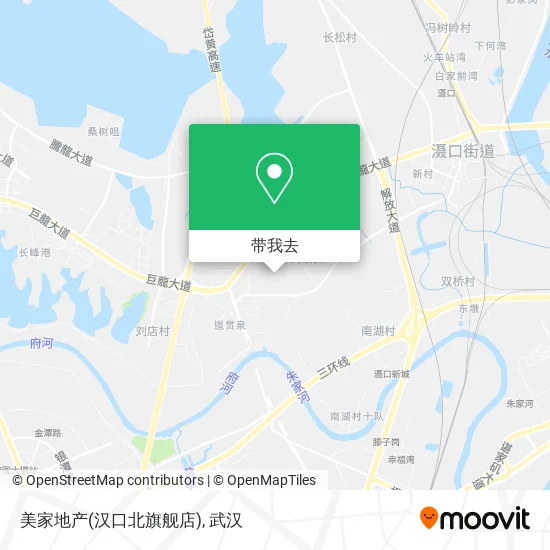 美家地产(汉口北旗舰店)地图