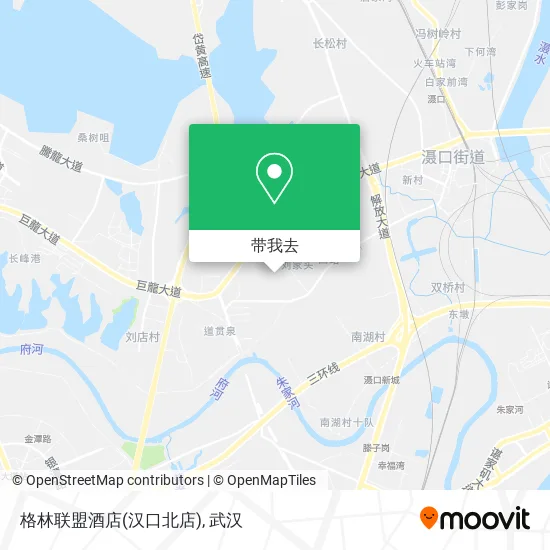 格林联盟酒店(汉口北店)地图