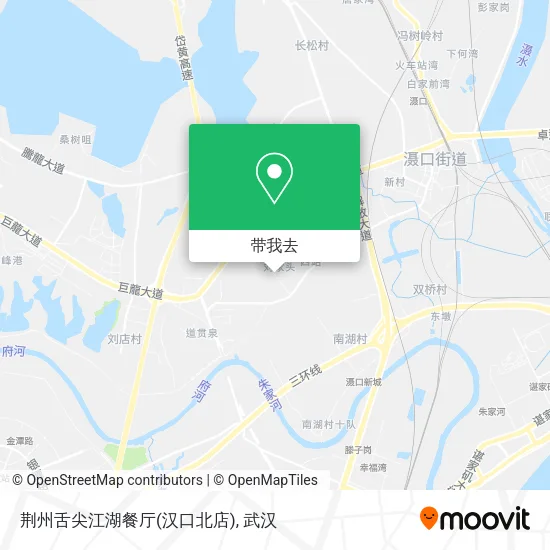 荆州舌尖江湖餐厅(汉口北店)地图