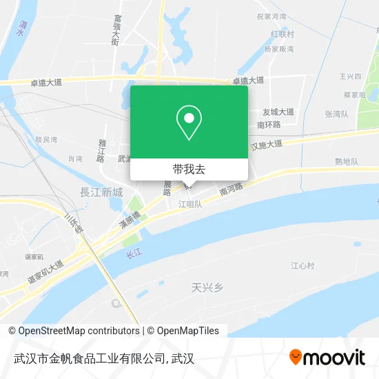 武汉市金帆食品工业有限公司地图