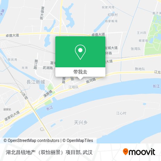 湖北昌锐地产（双怡丽景）项目部地图