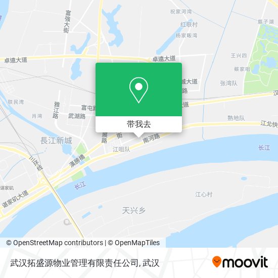 武汉拓盛源物业管理有限责任公司地图