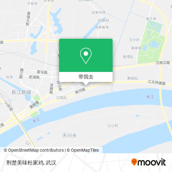 荆楚美味杜家鸡地图