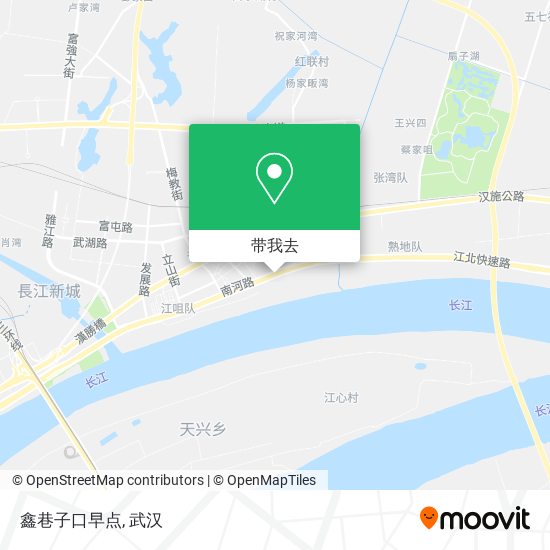 鑫巷子口早点地图