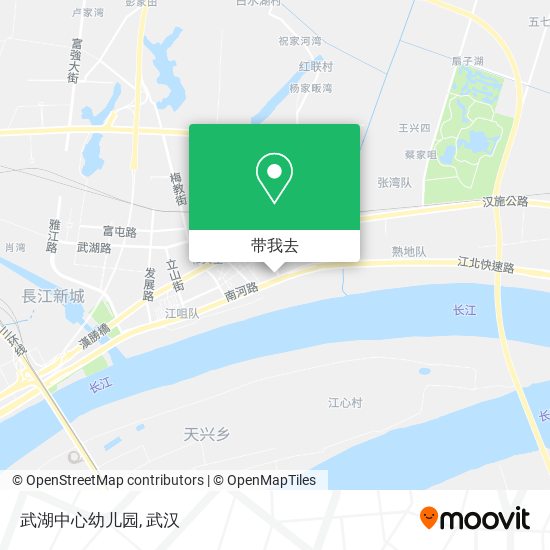 武湖中心幼儿园地图