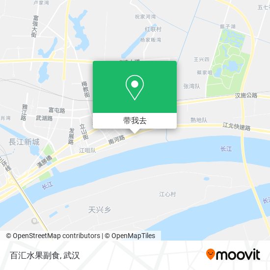 百汇水果副食地图