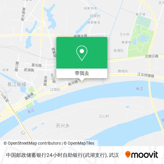 中国邮政储蓄银行24小时自助银行(武湖支行)地图