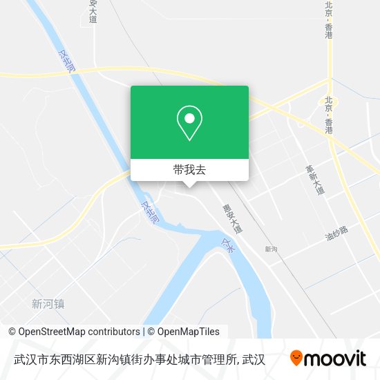 武汉市东西湖区新沟镇街办事处城市管理所地图