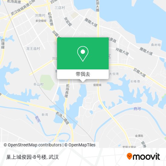 巢上城俊园-8号楼地图