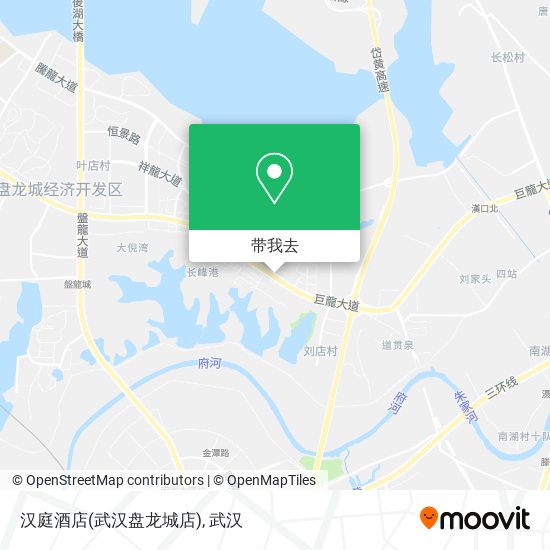 汉庭酒店(武汉盘龙城店)地图