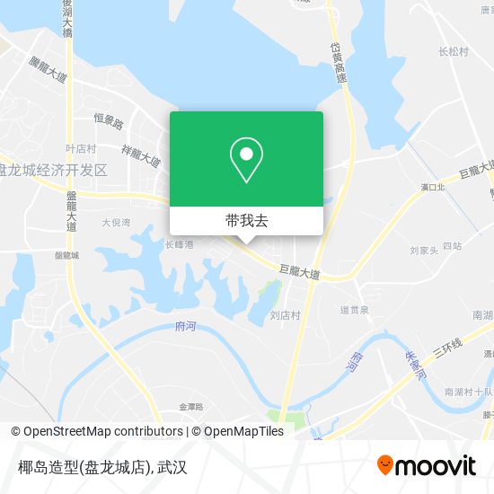 椰岛造型(盘龙城店)地图