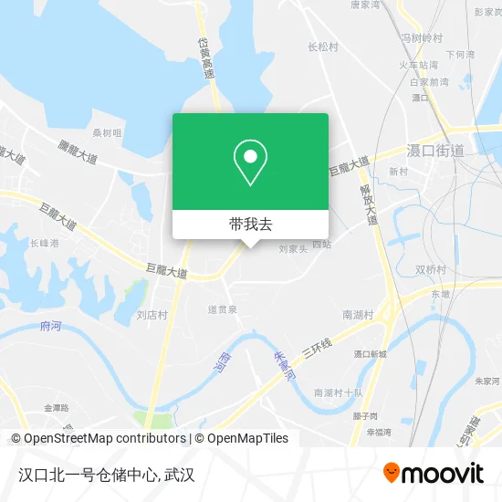 汉口北一号仓储中心地图