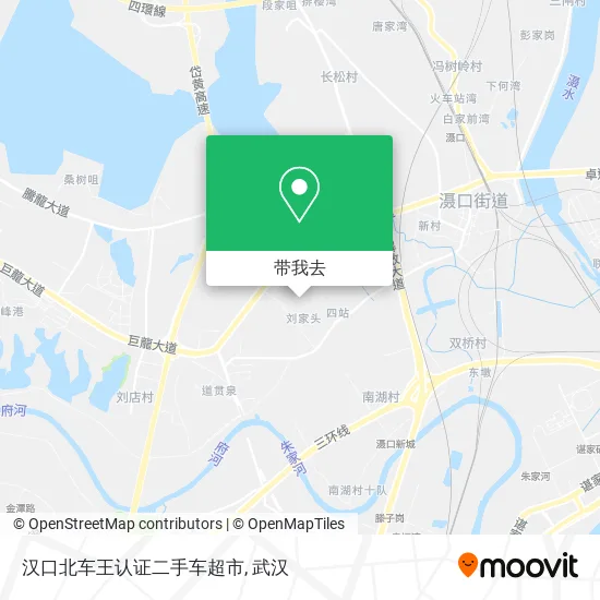 汉口北车王认证二手车超市地图