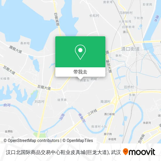 汉口北国际商品交易中心鞋业皮具城(巨龙大道)地图