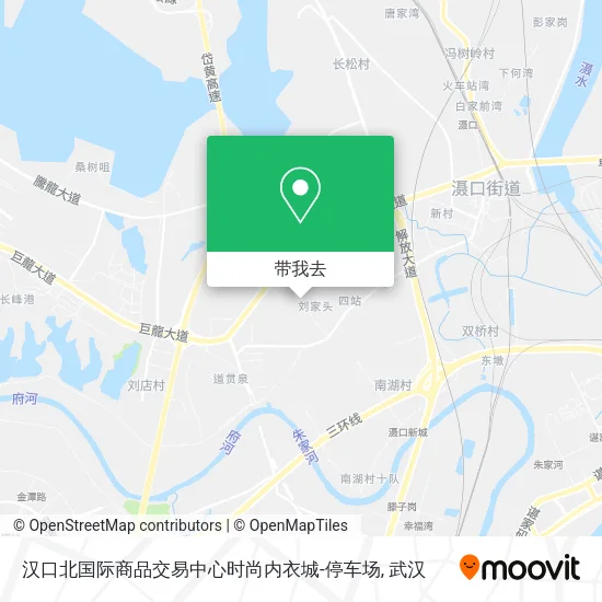 汉口北国际商品交易中心时尚内衣城-停车场地图