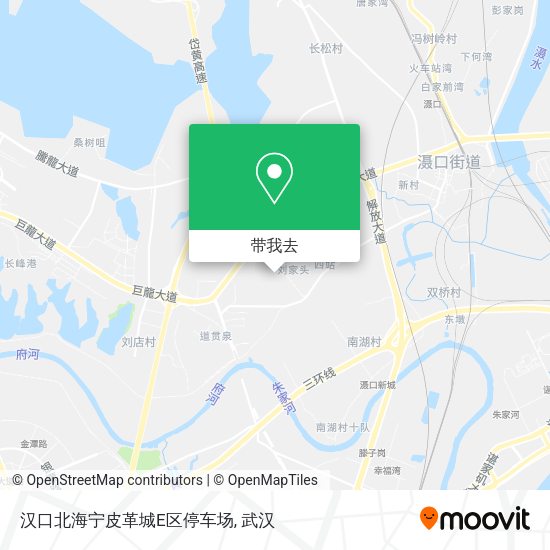 汉口北海宁皮革城E区停车场地图