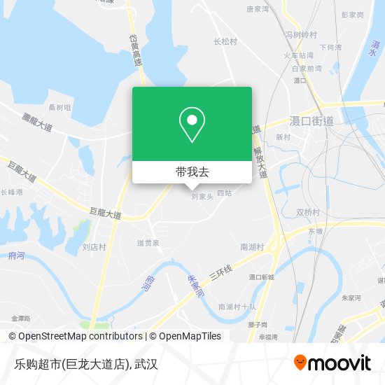 乐购超市(巨龙大道店)地图