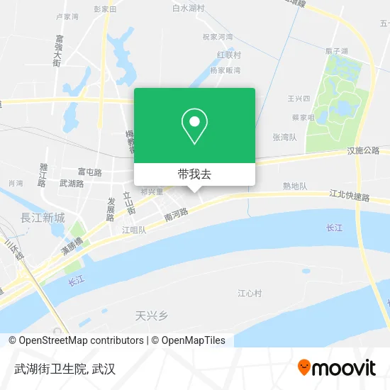 武湖街卫生院地图