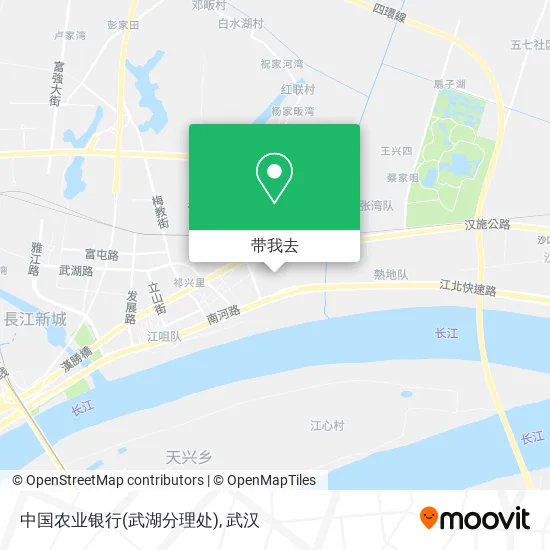 中国农业银行(武湖分理处)地图
