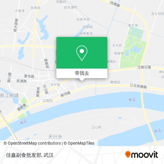 佳鑫副食批发部地图