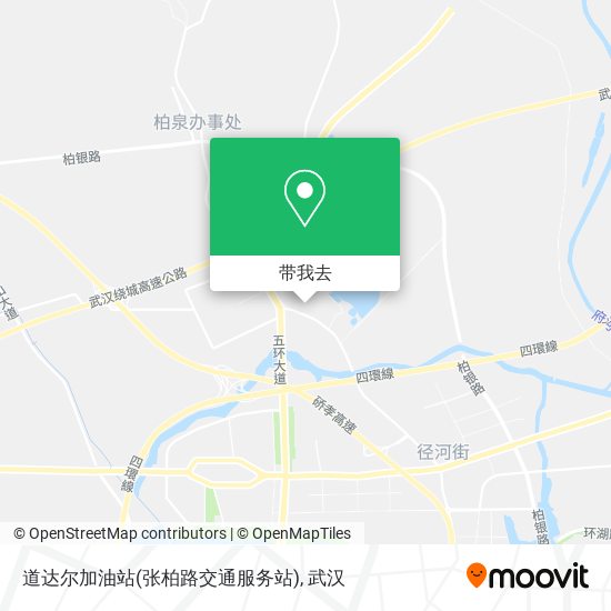 道达尔加油站(张柏路交通服务站)地图
