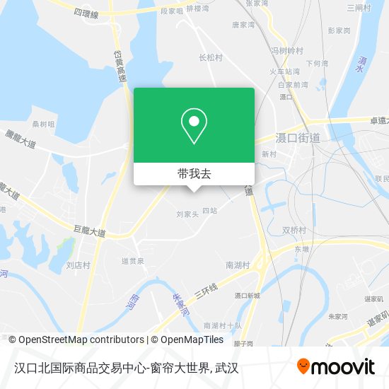 汉口北国际商品交易中心-窗帘大世界地图