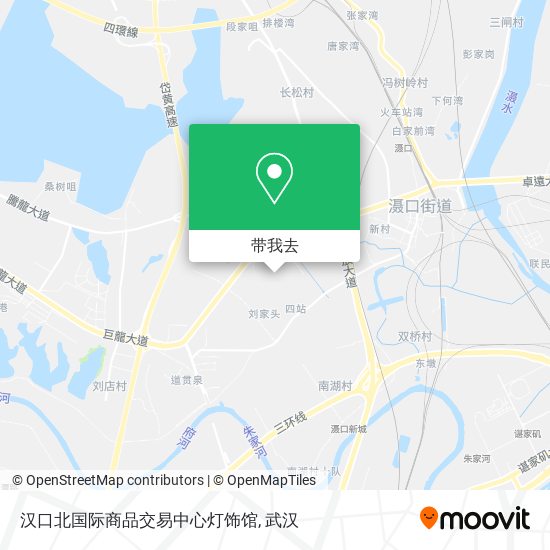汉口北国际商品交易中心灯饰馆地图