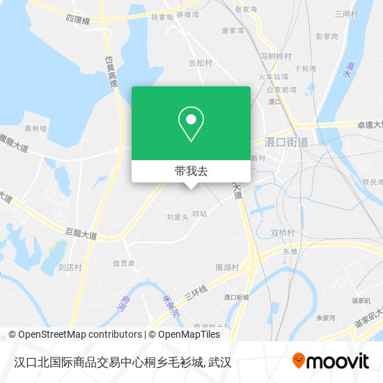 汉口北国际商品交易中心桐乡毛衫城地图