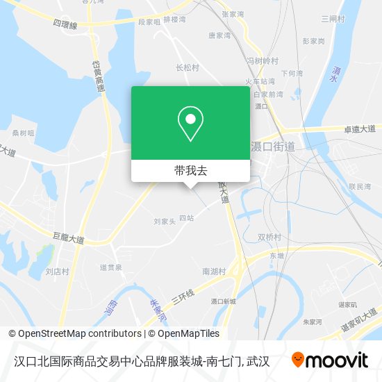 汉口北国际商品交易中心品牌服装城-南七门地图