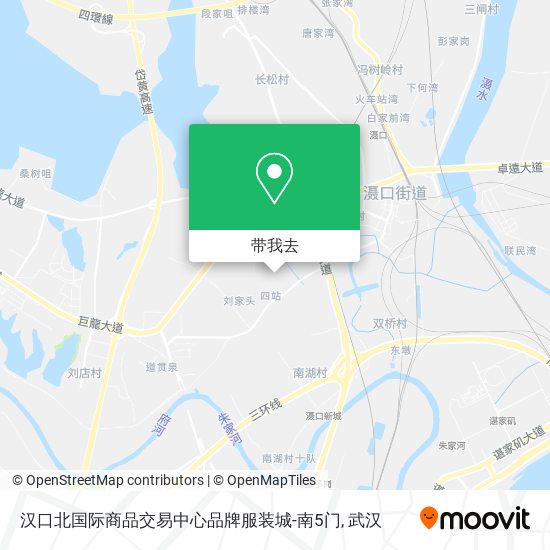 汉口北国际商品交易中心品牌服装城-南5门地图