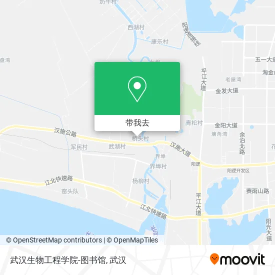 武汉生物工程学院-图书馆地图