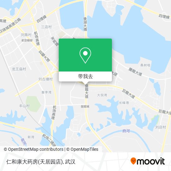 仁和康大药房(天居园店)地图