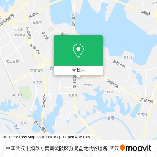 中国武汉市烟草专卖局黄陂区分局盘龙城管理所地图
