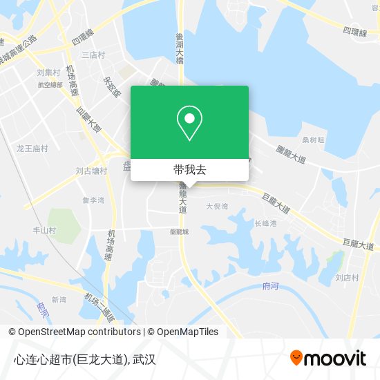 心连心超市(巨龙大道)地图