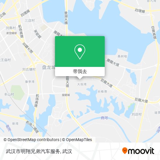 武汉市明翔兄弟汽车服务地图