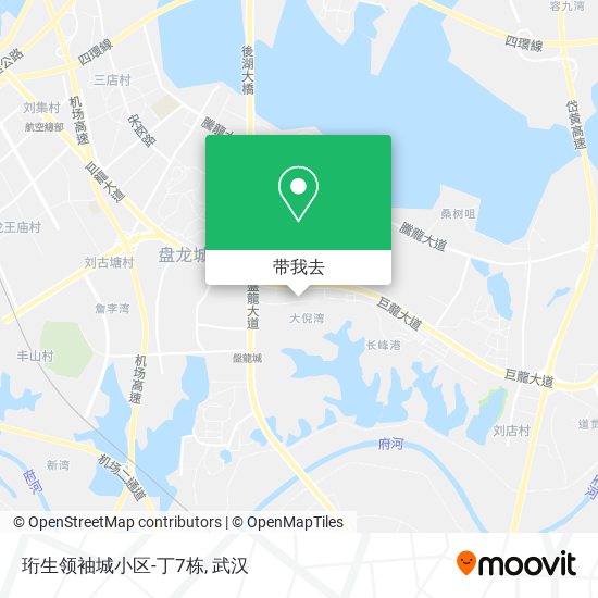 珩生领袖城小区-丁7栋地图