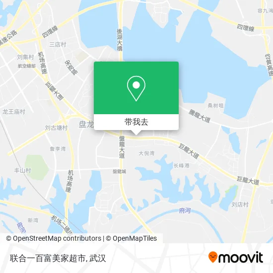 联合一百富美家超市地图