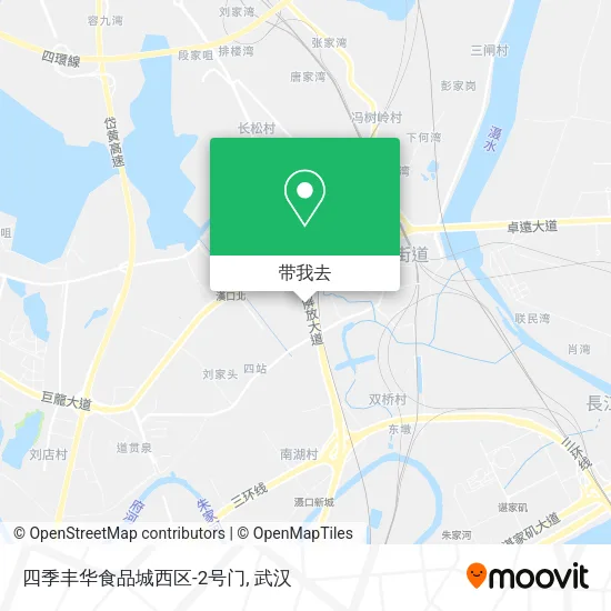 四季丰华食品城西区-2号门地图