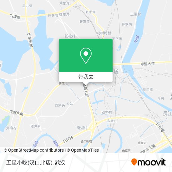 五星小吃(汉口北店)地图