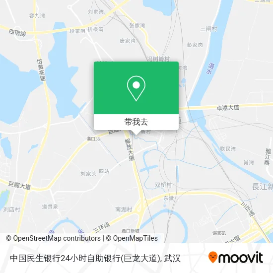 中国民生银行24小时自助银行(巨龙大道)地图