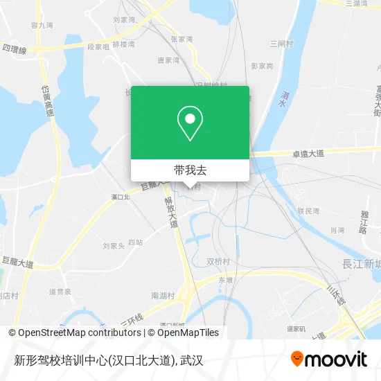 新形驾校培训中心(汉口北大道)地图