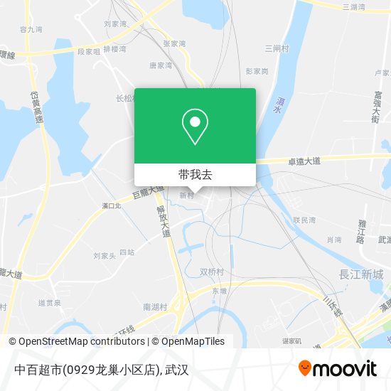 中百超市(0929龙巢小区店)地图